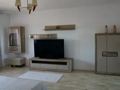 zona de relaxare cu televizor inchiriere casa Sector 1 București